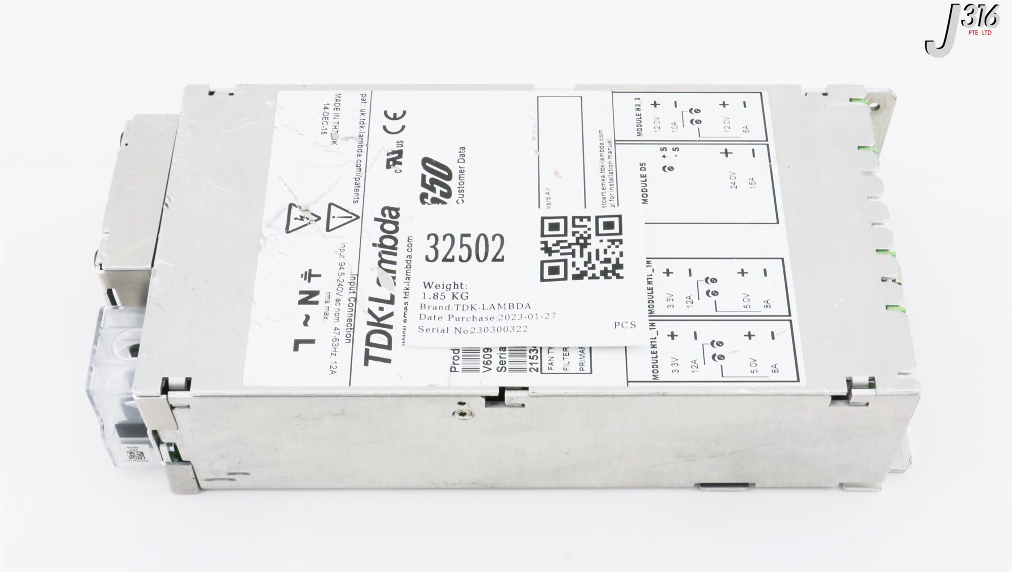 32502 TDK-LAMBDA VEGA 650 POWER SUPPLY, 3.3-24VDC V609P0W | eBay